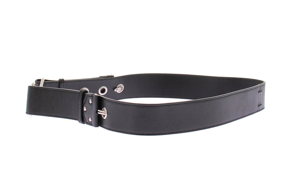 Ceinture en cuir noire