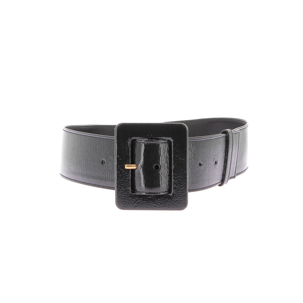 Ceinture en cuir verni