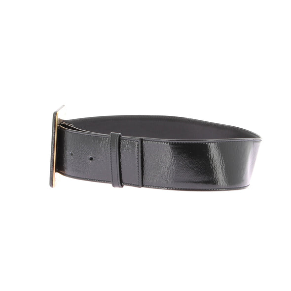 Ceinture en cuir verni