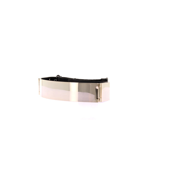 Ceinture en cuir et métal