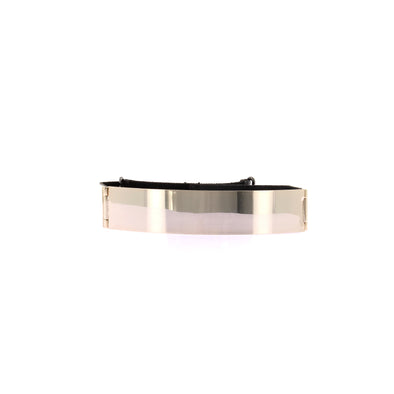 Ceinture en cuir et métal