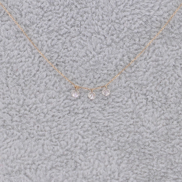 Collier en or massif et diamants