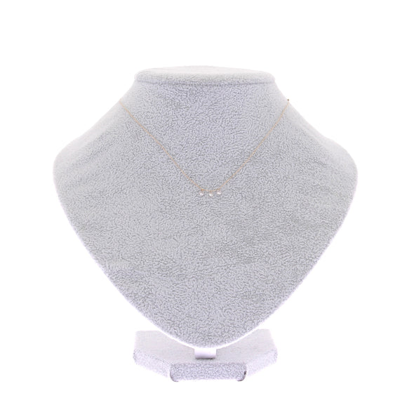 Collier en or massif et diamants
