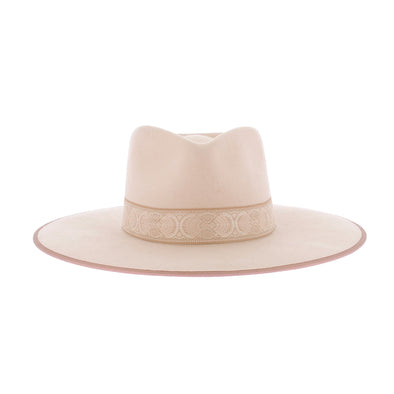 Chapeau beige en laine