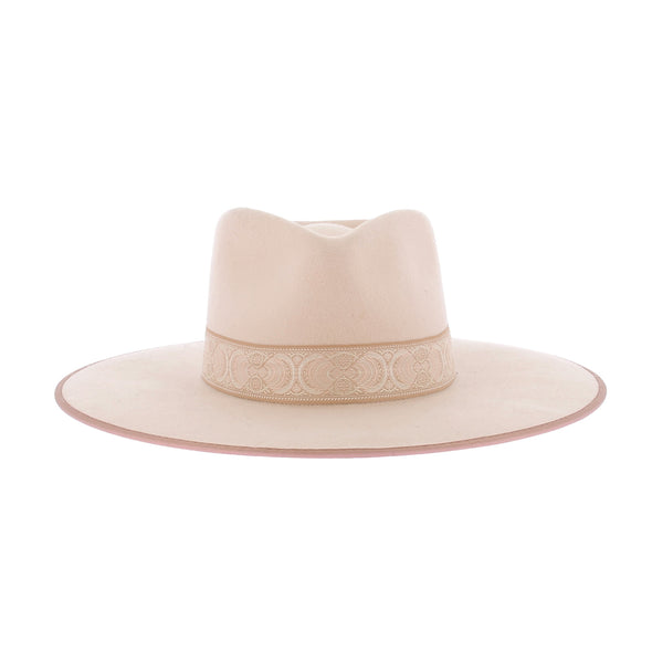 Chapeau beige en laine