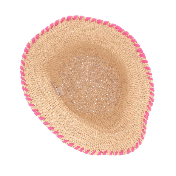 Chapeau en raphia