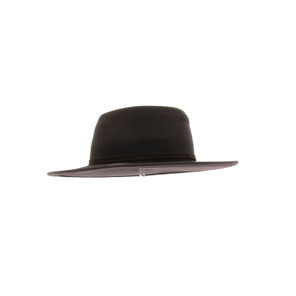Chapeau en feutre marron
