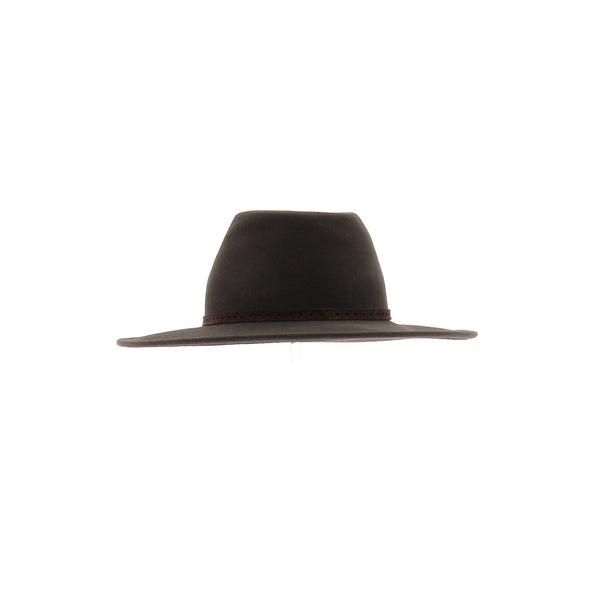 Chapeau en feutre marron
