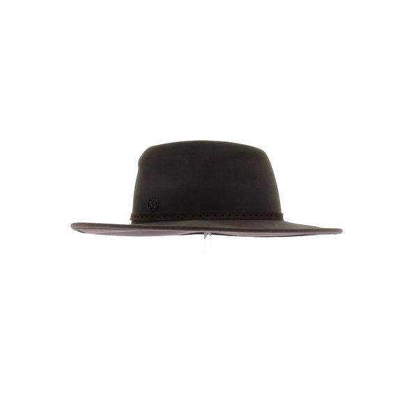Chapeau en feutre marron