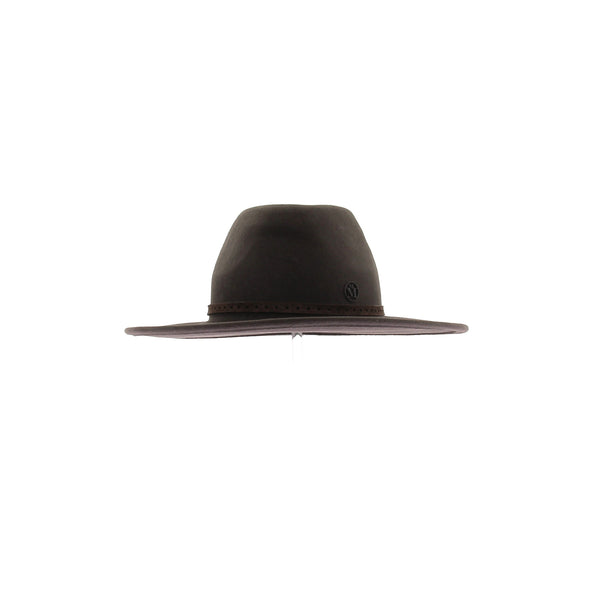Chapeau en feutre marron
