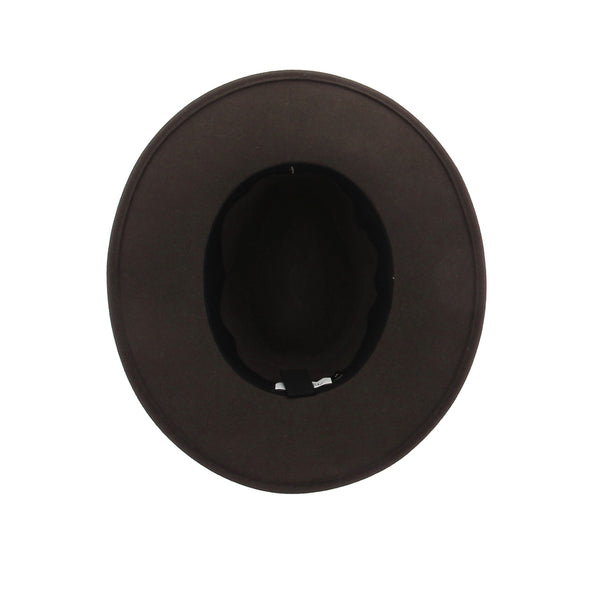 Chapeau en feutre marron