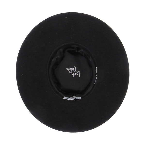 Chapeau noir en laine