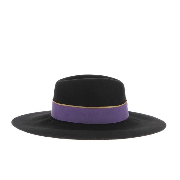 Chapeau en laine noir