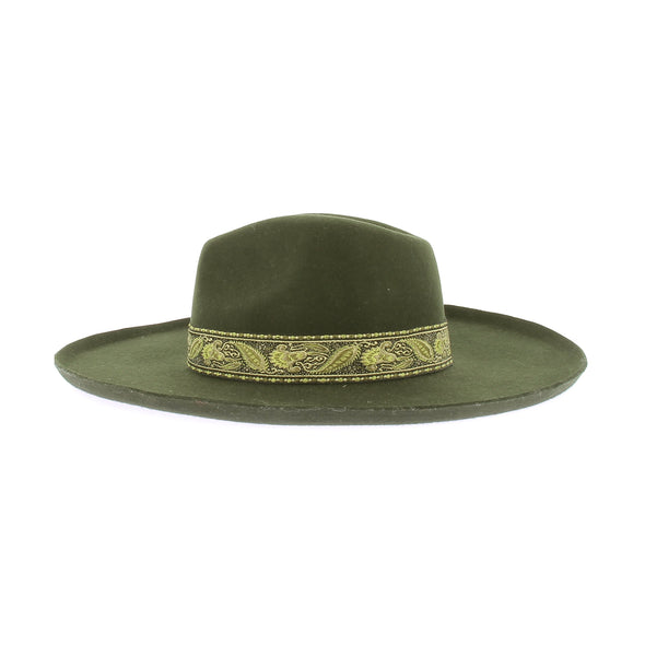 Chapeau kaki en laine