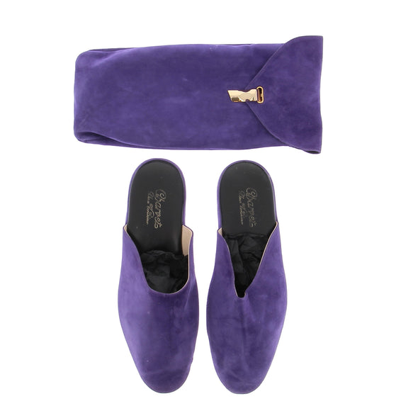 Chaussons violets