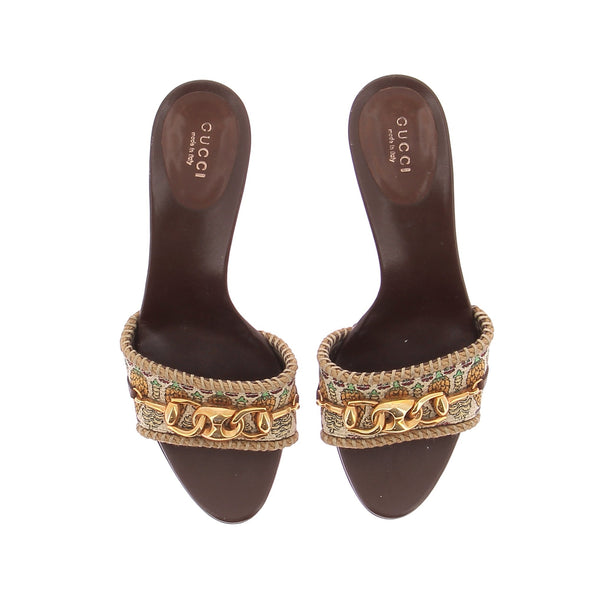 Mules à talons