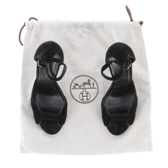 Sandales à talons "Première" noires