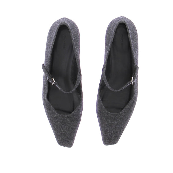 Ballerines Mary Jane grises "Regane"