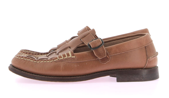 Mocassins en cuir marron "Maqueda"