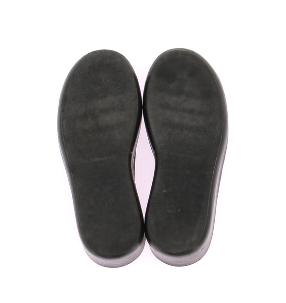 Mules compensées noires