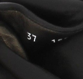 Mules compensées noires