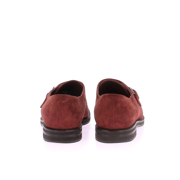 Mocassins en daim bordeaux