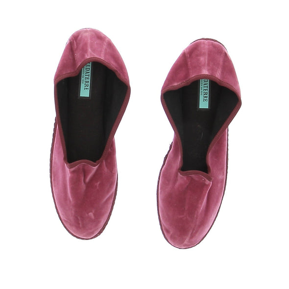 Ballerines en velours