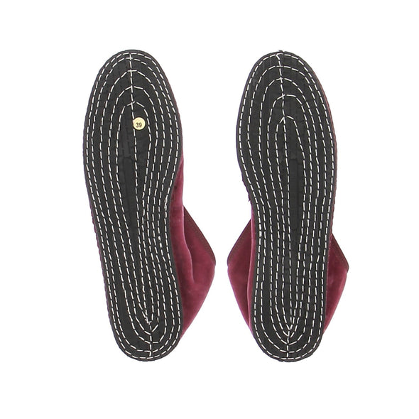 Ballerines en velours