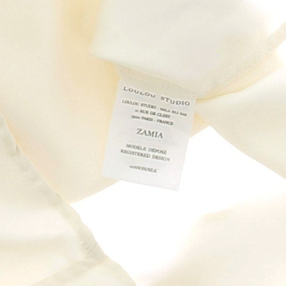 Chemise en soie blanche "ZAMILA"