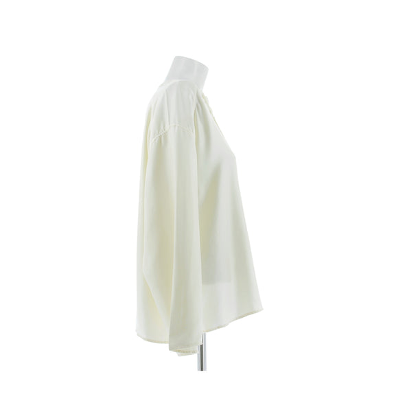 Chemise en soie blanche "ZAMILA"