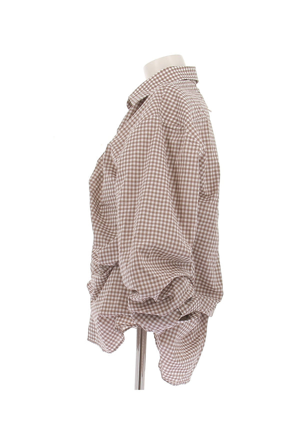 Chemise à carreaux