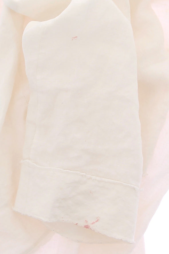 Chemise en lin blanche