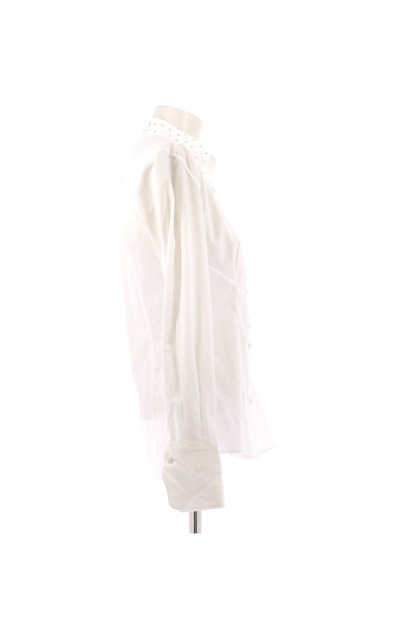 Chemise blanche avec strass