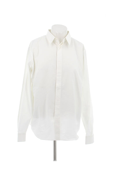 Chemise blanche à monogramme