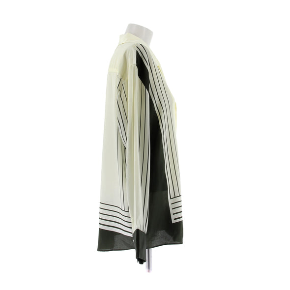 Chemise écrue en soie