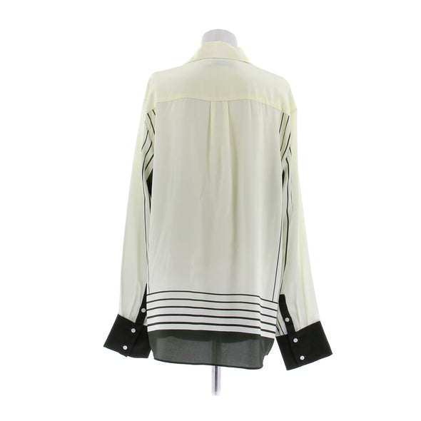 Chemise écrue en soie