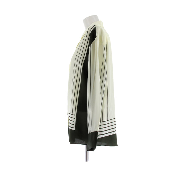 Chemise écrue en soie