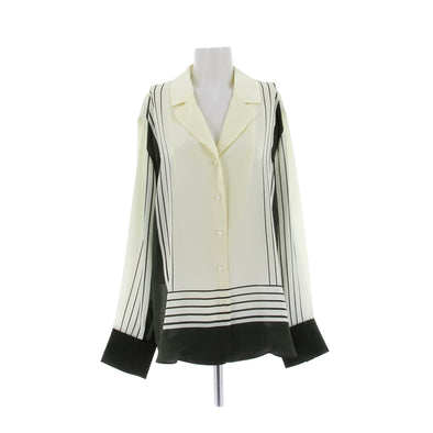 Chemise écrue en soie