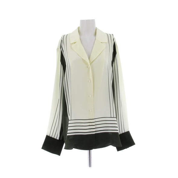 Chemise écrue en soie