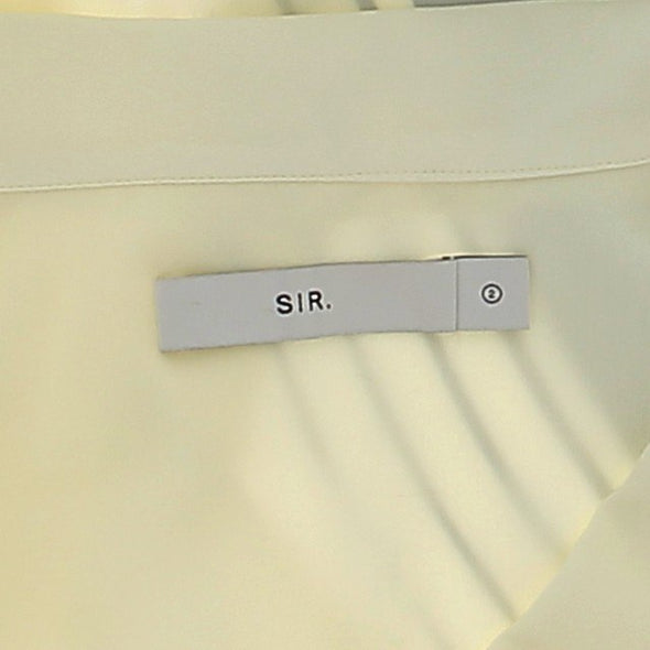 Chemise écrue en soie