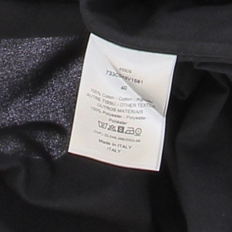 Chemise noire à zip