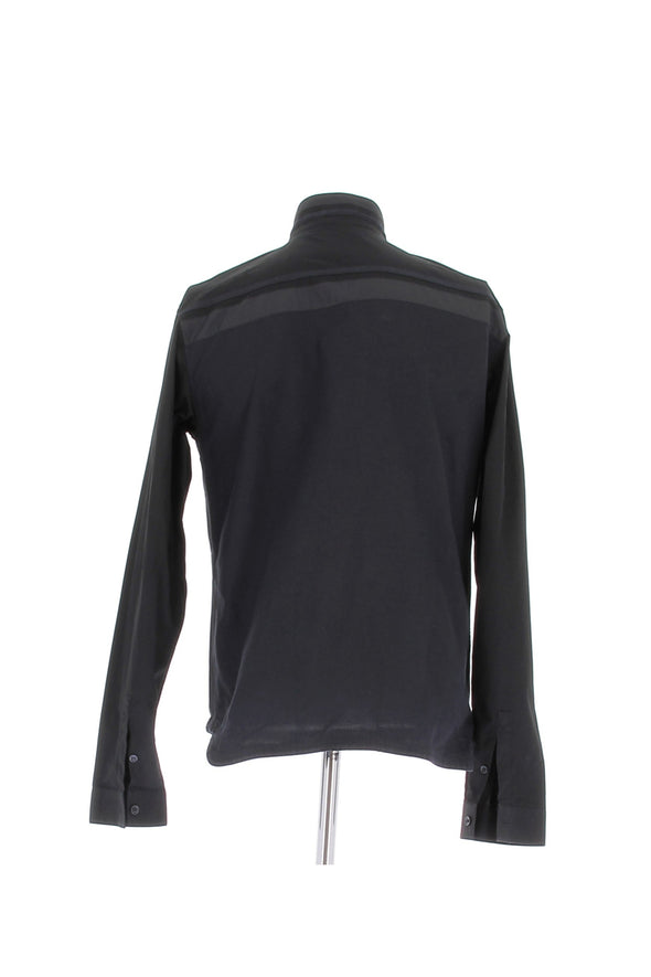 Chemise noire à zip
