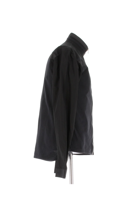 Chemise noire à zip