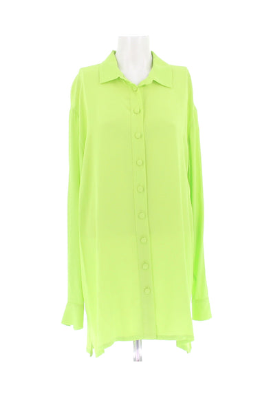 Chemise verte fluo