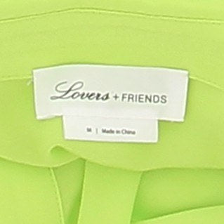 Chemise verte fluo