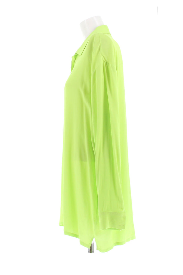 Chemise verte fluo