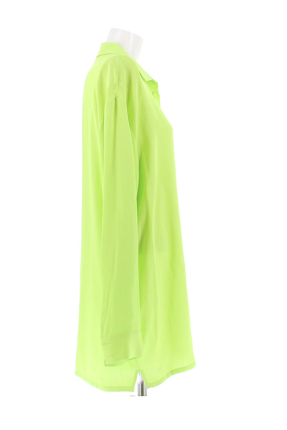 Chemise verte fluo