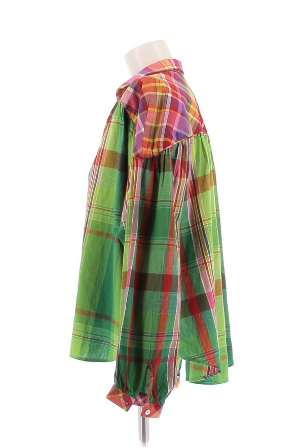 Chemise à carreaux