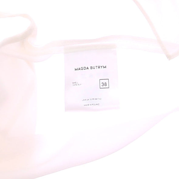 Blouse blanche en soie