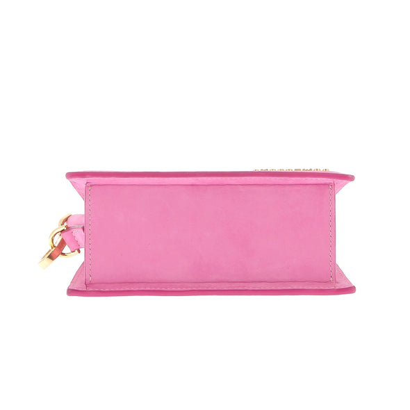 Sac à main "Le Chiquito Noeud" rose en daim